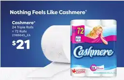 Loblaws CASHMERE , 24 TRIPLE ROLLS = 72 ROLLS offer