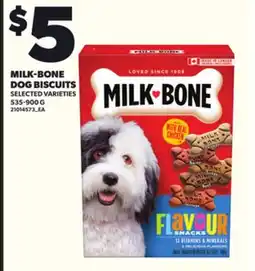 Loblaws MILK-BONE DOG BISCUITS, 535-900 G offer