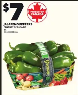 Loblaws JALAPENO PEPPERS, 2 L offer