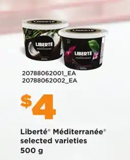 Loblaws LIBERTÉ MÉDITERRANÉE , 500 g offer