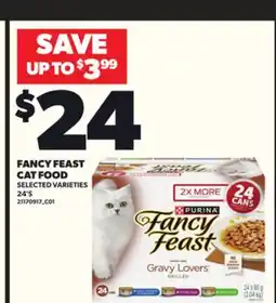 Loblaws FANCY FEAST CAT FOOD, 24'S offer