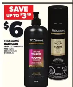 Loblaws TRESEMMÉ HAIR CARE offer