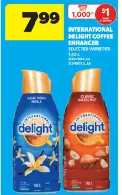 Real Canadian Superstore INTERNATIONAL DELIGHT COFFEE ENHANCER, 1.42 L offer