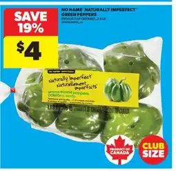 Real Canadian Superstore NO NAME NATURALLY IMPERFECT GREEN PEPPERS, 2.5 LB offer
