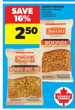 Real Canadian Superstore SURATI SNACKS, 250/341 G offer