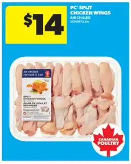 Real Canadian Superstore PC SPLIT CHICKEN WINGS offer