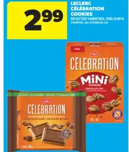Real Canadian Superstore LECLERC CÉLÉBRATION COOKIES, 200/240 offer