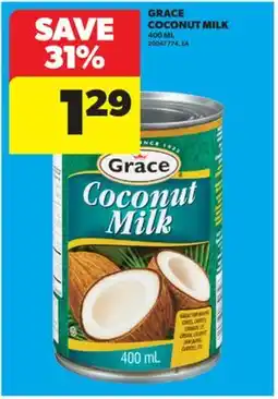 Real Canadian Superstore GRACE COCONUT MILK, 400 ML offer