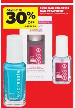 Real Canadian Superstore ESSIE NAIL COLOR OR NAIL TREATMENT offer