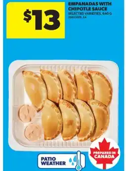 Real Canadian Superstore EMPANADAS WITH CHIPOTLE SAUCE, 640 G offer