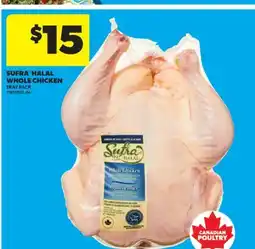 Real Canadian Superstore SUFRA HALAL WHOLE CHICKEN offer