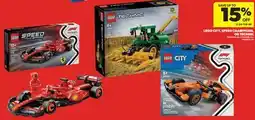 Real Canadian Superstore LEGO CITY, SPEED CHAMPIONS, OR TECHNIC offer