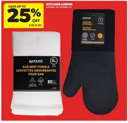 Real Canadian Superstore KITCHEN LINENS offer