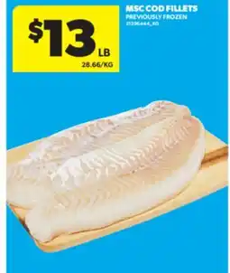 Real Canadian Superstore MSC COD FILLETS offer