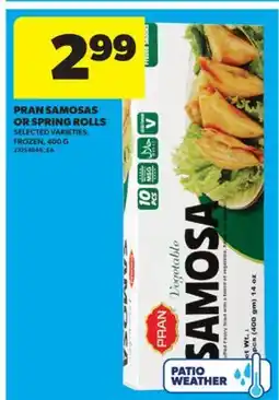 Real Canadian Superstore PRAN SAMOSAS OR SPRING ROLLS, 400 G offer