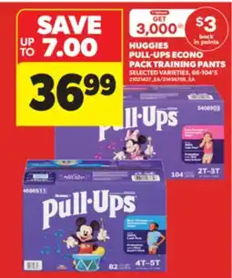 Real Canadian Superstore HUGGIES PULL-UPS ECONO PACK TRAINING PANTS, 66-104' S offer