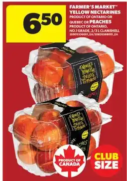 Real Canadian Superstore FARMER'S MARKET YELLOW NECTARINES offer