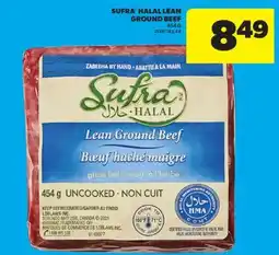 Real Canadian Superstore SUFRA HALAL LEAN GROUND BEEF, 454 G offer