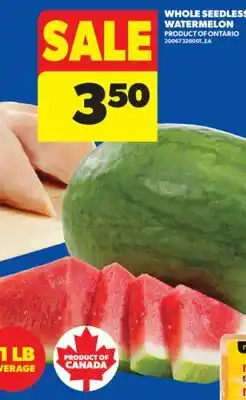 Real Canadian Superstore WHOLE SEEDLESS WATERMELON offer