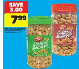 Real Canadian Superstore DAN-D PAK CASHEWS, 500 G offer