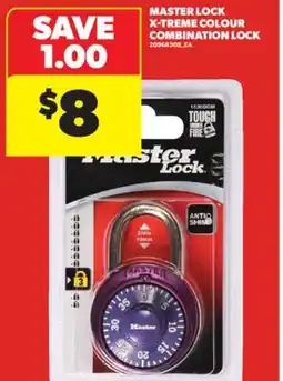 Real Canadian Superstore MASTER LOCK X-TREME COLOUR COMBINATION LOCK offer