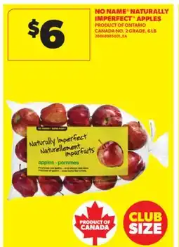 Real Canadian Superstore NO NAME NATURALLY IMPERFECT APPLES, 6 LB offer