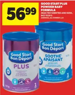 Real Canadian Superstore GOOD START PLUS POWDER BABY FORMULA, 942-1020 G offer