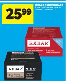 Real Canadian Superstore RXBAR PROTEIN BARS, 12X52 G offer
