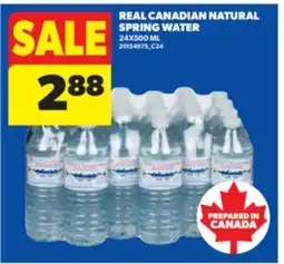 Real Canadian Superstore REAL CANADIAN NATURAL SPRING WATER, 24X500 ML offer