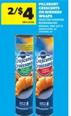 Real Canadian Superstore PILLSBURY CRESCENTS OR WIENERS WRAPS, 200-227 G offer