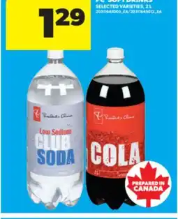 Real Canadian Superstore PC SOFT DRINKS, 2 L offer