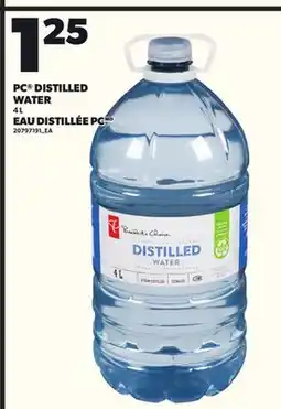 Independent Grocer PC DISTILLED WATER, 4 L offer