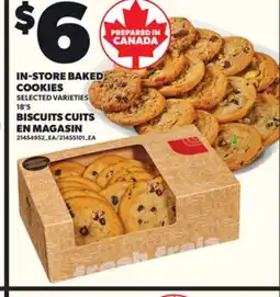 Independent Grocer IN-STORE BAKED COOKIES, 18'S offer