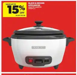 Real Canadian Superstore BLACK & DECKER APPLIANCES offer