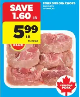 Real Canadian Superstore PORK SIRLOIN CHOPS offer