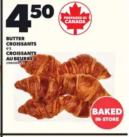 Independent Grocer BUTTER CROISSANTS, 6'S offer