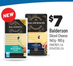 Real Canadian Superstore BALDERSON SLICED CHEESE, 140 G - 160 G offer