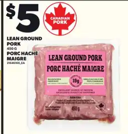 Independent Grocer LEAN GROUND PORK, 450 G offer