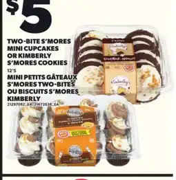 Independent Grocer TWO-BITE S'MORES MINI CUPCAKES OR KIMBERLY S'MORES COOKIES 12'S offer