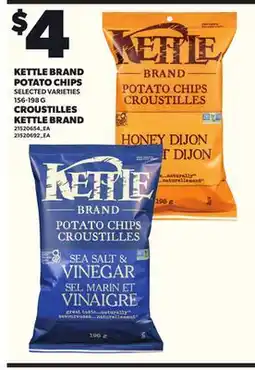 Independent Grocer KETTLE BRAND POTATO CHIPS, 156-198 G offer
