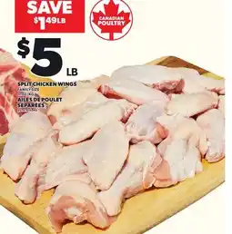 Independent Grocer SPLIT CHICKEN WINGS offer