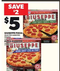 Independent Grocer GIUSEPPE PIZZA, 439-785 G offer