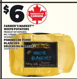 Independent Grocer FARMER'S MARKET WHITE POTATOES, 10 LB BAG offer