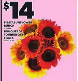 Independent Grocer FIESTA SUNFLOWER BUNCH, 7 STEM offer