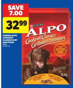 Real Canadian Superstore PURINA ALPO COOKOUT CLASSICS DRY DOG FOOD, 16 KG offer