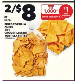 Independent Grocer FRIED TORTILLA CHIPS, 450 G offer