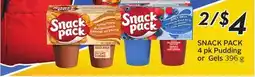 Sobeys SNACK PACK 4 pk Pudding or Gels offer