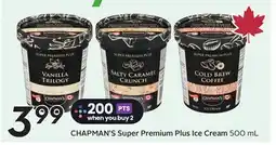 Sobeys CHAPMAN'S Super Premium Plus Ice Cream offer