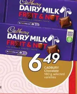 Sobeys CADBURY Chocolate offer