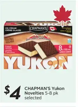 Sobeys CHAPMAN'S Yukon Novelties offer